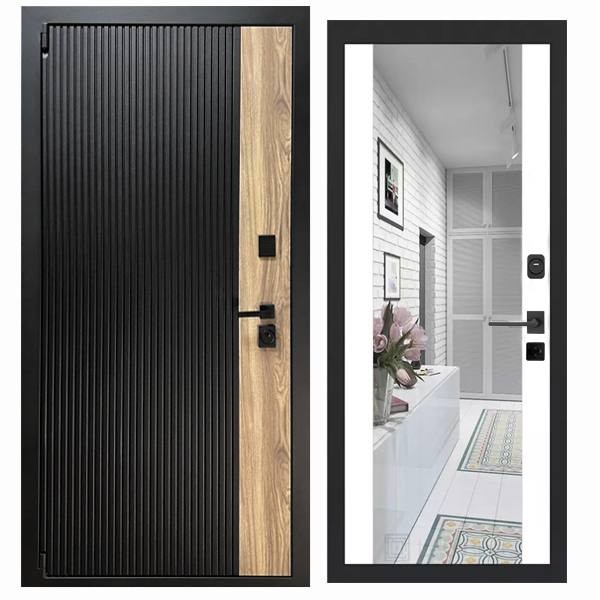 Дверь входная «Ника», внутренняя панель Н-108 ( молочный софт)