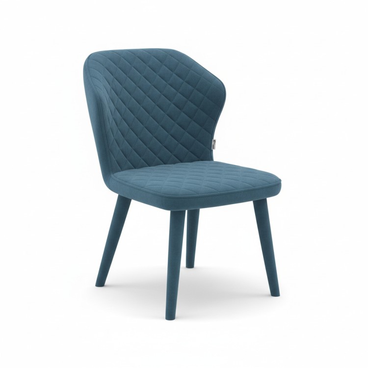 Стул мягкий «Монро», бирюзовый, велюр, ножки в тканевых чулках