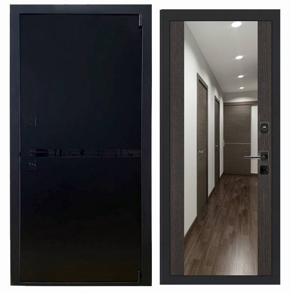 Дверь входная «Гланта», внутренняя панель Н-108( дуб серый)