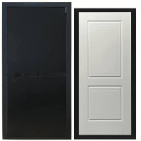 Дверь входная «Гланта», внутренняя панель НШ-1 (молочный софт)