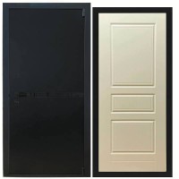 Дверь входная «Гланта», внутренняя панель НШ-5 (тирамису)