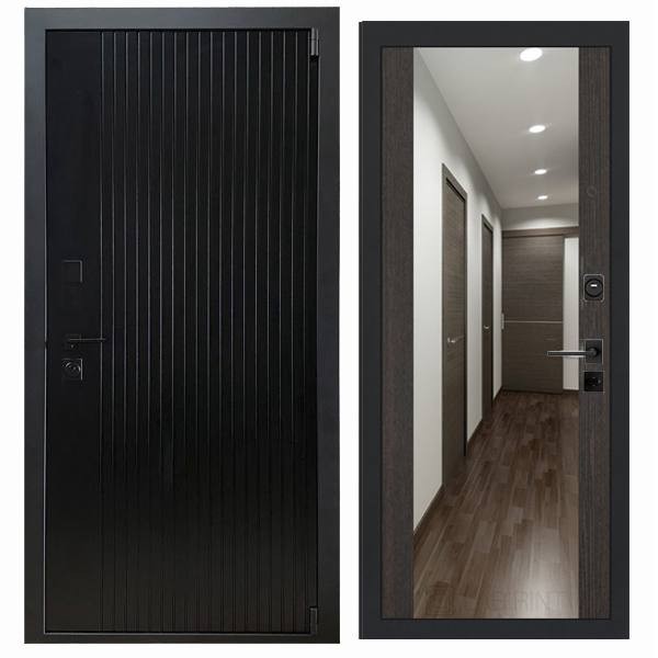 Дверь входная «Дарк», внутренняя панель Н-108 ( дуб серый)