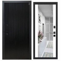 Дверь входная «Дарк», внутренняя панель Н-108 ( молочный софт)