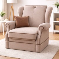 Кресло-кровать «Вояж» цвет-латте,шнур-шоколадный