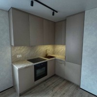 Модульная кухня с матовыми фасадами