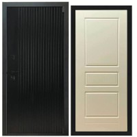 Дверь входная «Дарк», внутренняя панель НШ-5 ( тирамису)
