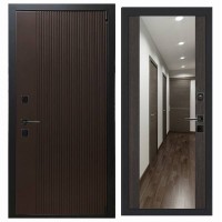 Дверь входная «Сириус», внутренняя панель Н-108 ( дуб серый)