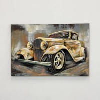 Картина из металла «Ретро Авто»
