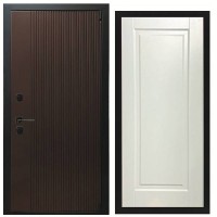 Дверь входная «Сириус», внутренняя панель НШ-9/1А (молочный софт)