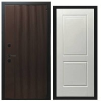 Дверь входная «Сириус», внутренняя панель НШ-1 (молочный софт)