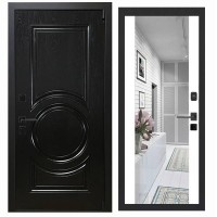 Дверь входная «Дьябло», внутренняя панель Н-108 (молочный софт)