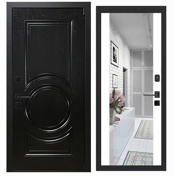 Дверь входная «Дьябло», внутренняя панель Н-108 (молочный софт)