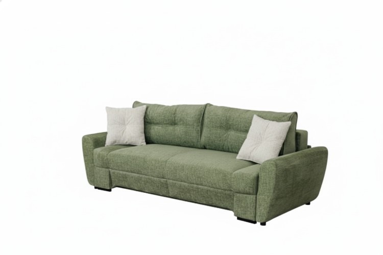 Диван-кровать «Лотос 023» цвет-оливковый