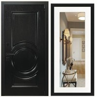 Дверь входная «Дьябло», внутренняя панель НШ-9/2 (молочный софт)