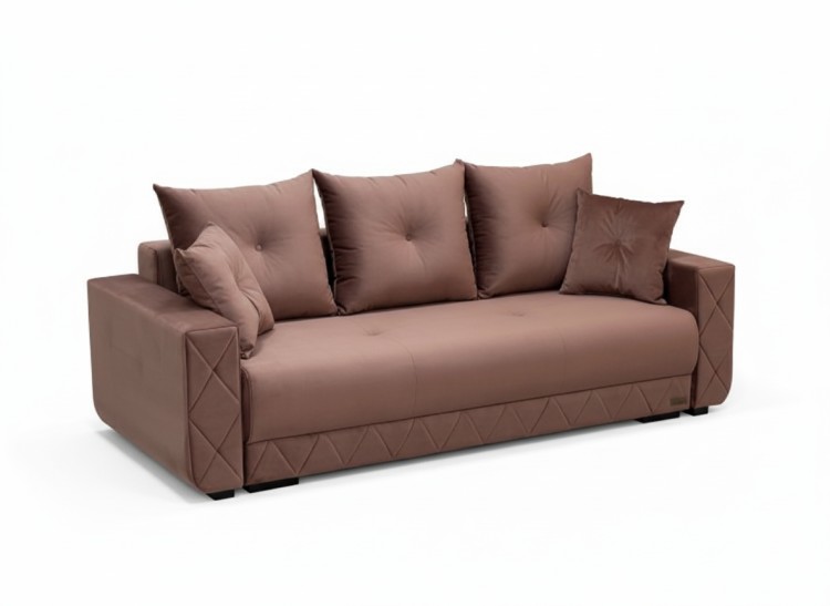 Диван-кровать «Леонардо 10» цвет-терракот