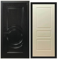 Дверь входная «Дьябло», внутренняя панель НШ-5 (тирамису)