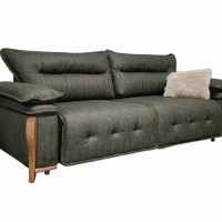 Диван-кровать «Медисон 3» цвет-оливковая замша