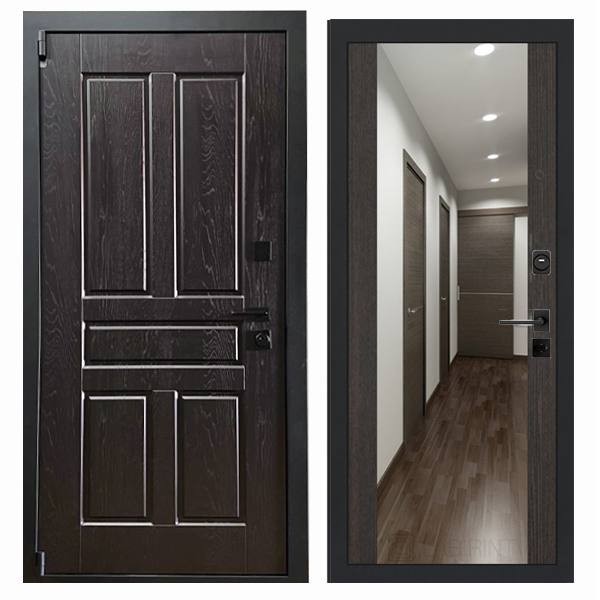 Дверь входная «Босфор», внутренняя панель Н-108 (дуб серый)