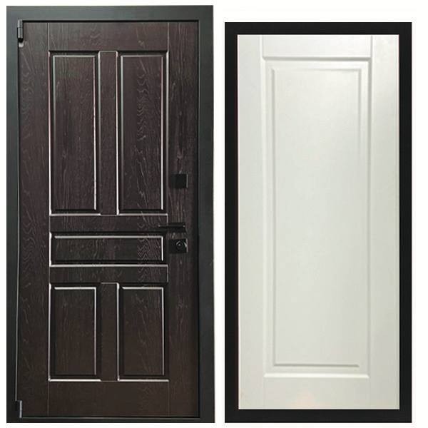 Дверь входная «Босфор», внутренняя панель НШ-9/1А (молочный софт)