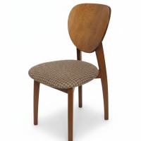 Стул кухонный деревянный "Классик" с мягким сиденьем коричневый.