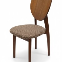 Стул кухонный деревянный "Классик" с мягким сиденьем, коричневый.