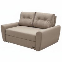 Диван-кровать малогабаритный «Лотос 023» цвет-бежевый велюр