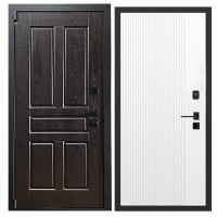 Дверь входная «Босфор», внутренняя панель НШ-9/2А (молочный софт)