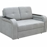 Диван-кровать малогабаритный «Леонардо 06» цвет-светло-серый