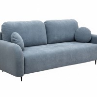 Диван-кровать,мягкий  «Бора» цвет-серо-голубой