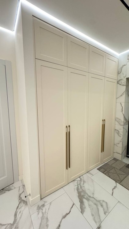 Современный шкаф в светлых тонах