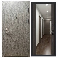 Дверь входная «Скала», внутренняя панель Н-108 ( дуб серый)