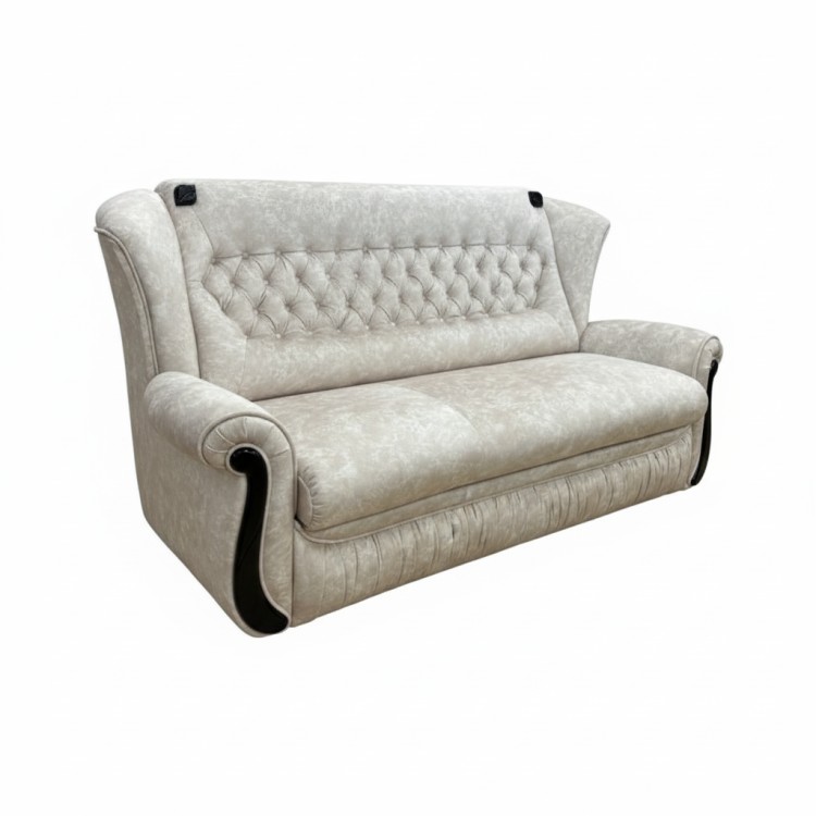 Диван-кровать «Фаворит» цвет-молочный беж.Механизм «Казачок»