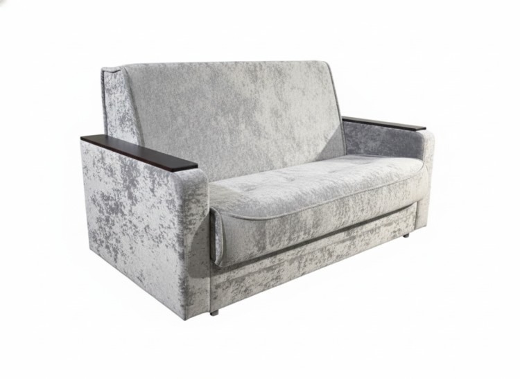 Диван- кровать "Аккордион" велюр серый в наличии