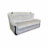 Диван-кровать «Фаворит» цвет-светло серый с мраморным рисунком.Механизм «Казачок»