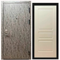 Дверь входная «Скала», внутренняя панель НШ-5 ( тирамису)