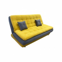Диван-книжка «Нео» цвет-жёлтый/серый.Механизм «Книжка двухпозиционная»