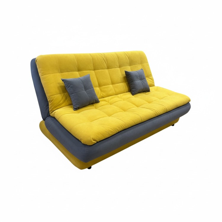 Диван-книжка «Нео» цвет-жёлтый/серый.Механизм «Книжка двухпозиционная»