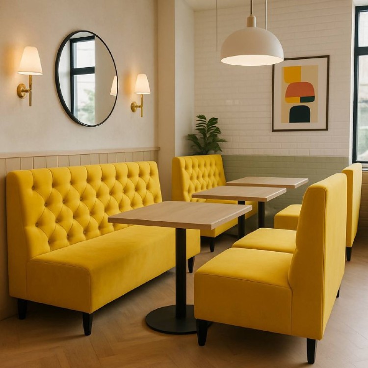 Диван для кафе Прага с коренной стяжкой